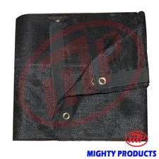 (MN-MS70-B0614) BLACK  6 x 14 - 70% Shade Cloth, Shade Sail, Sun Shade