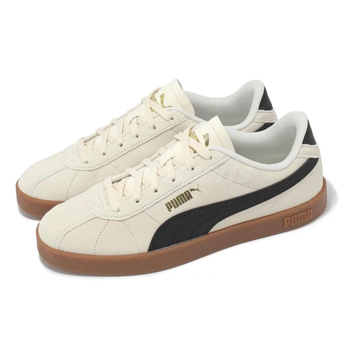 Puma Club II 2 Beige Black Men Gum Unisex Casual Lifestyle Shoes 397444-07 - Picture 1 of 8