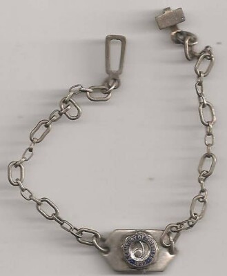 1933 Chicago World's Fair A Century of Progress  Chain Bracelet  7 3/4'' Long
