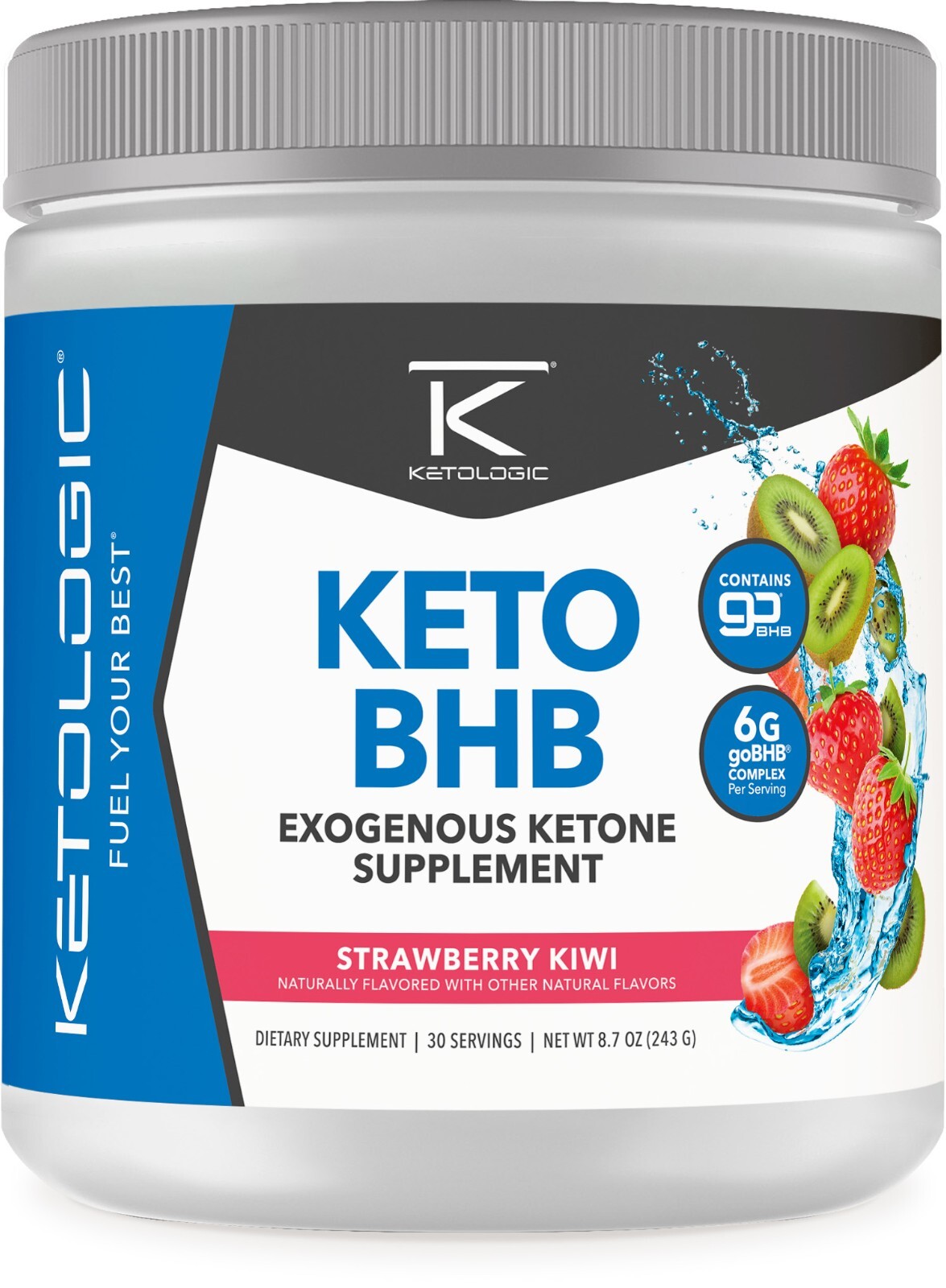 KetoLogic Keto BHB со вкусом клубники и киви 30 порций 6890₽