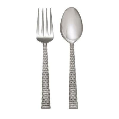 Michael Aram - Palm Stainless Steel Serving Fork & Spoon Set (9.75''L) - 325154