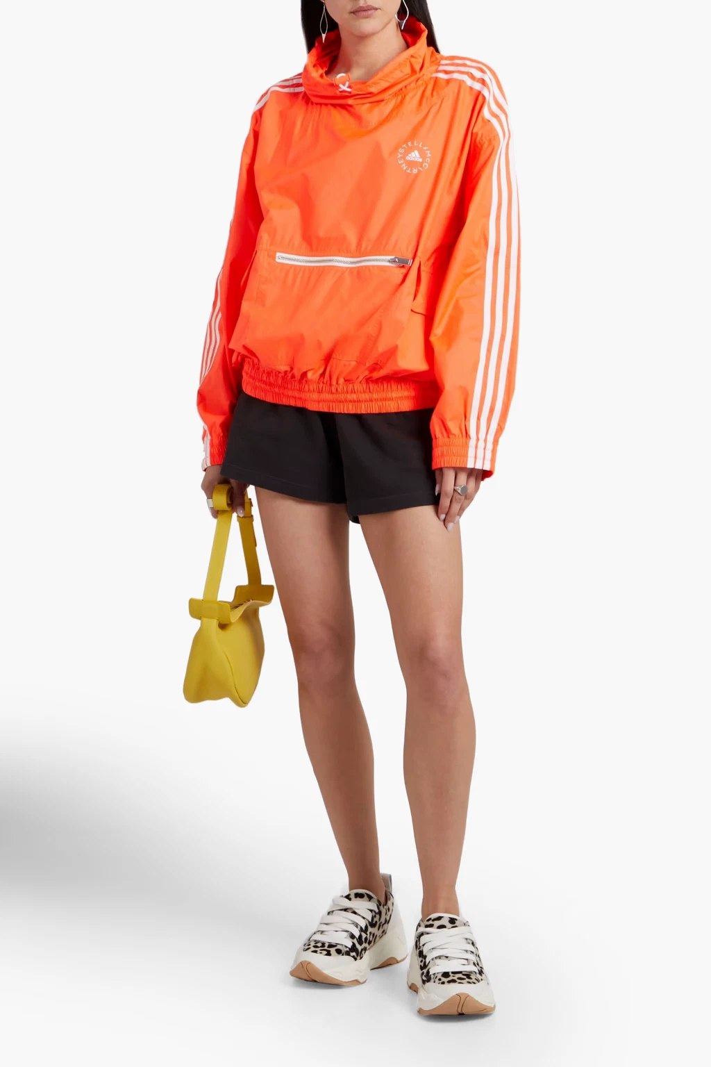 Stella McCartney — ADIDAS BY STELLA MCCARTNEY Track Jacket Striped Shell SIZE XS (34)