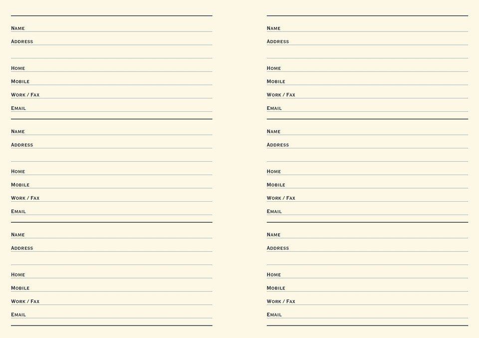 Midnight Floral Large Address Book eBay