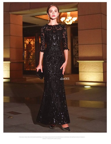 NEW Evening Formal Party Ball Gown Prom Bridesmaid Host Acting Slim Dress Ladies - Bild 7 von 23