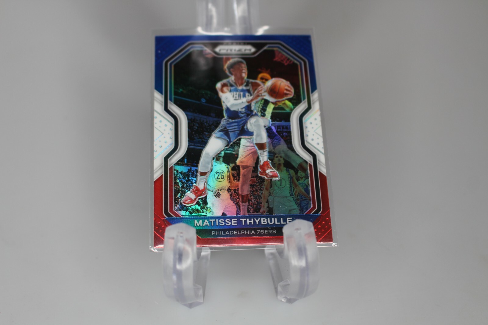 2020-21 Panini Prizm Prizms Red White and Blue #200 Matisse Thybulle