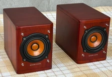 VICTOR JVC SP-EXA1 Full Range Speaker System 8.5cm Wood Cone 4Ω 30W USED JAPAN
