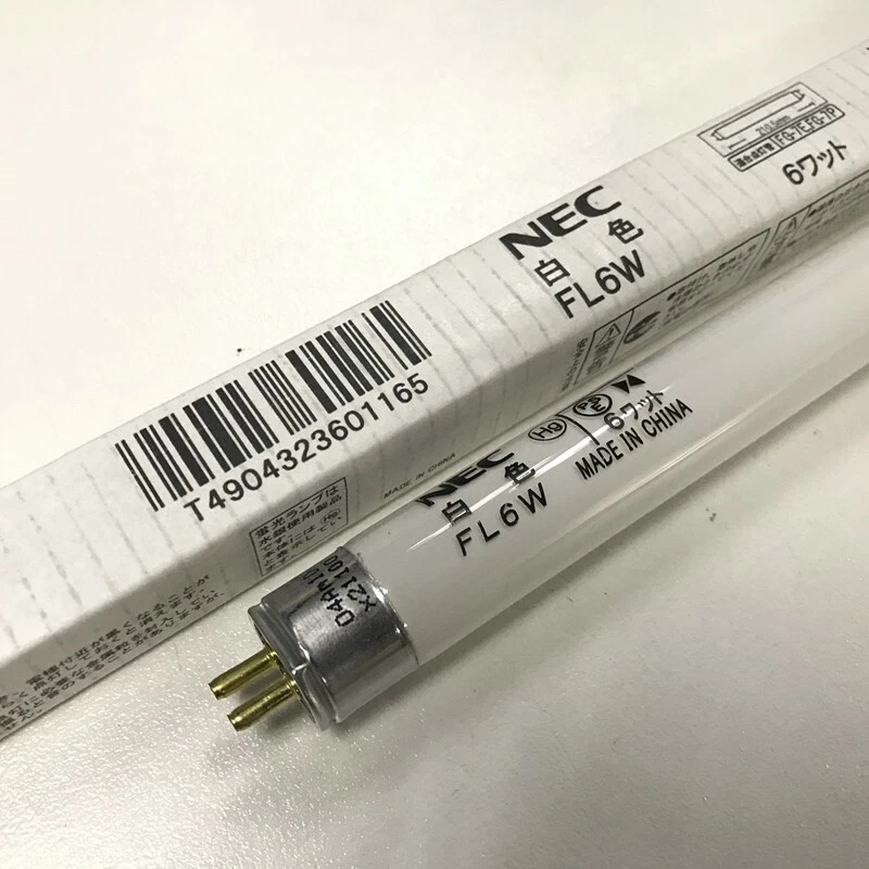 NEC FL6W Machine Light Tube 6W Cool White Lamp Tube 4200K Fluorescent Tube - Image 2 of 3