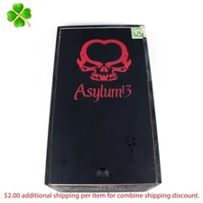 Asylum 13 Pandemonium 60 x 8 1/2 Empty Wood Cigar Box 9" x 5.25" x 4.25"