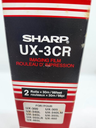 Sharp UX-3CR Imaging Film For UX-300 UX-305 UX-460 New Open Box 2 PK - Picture 4 of 12