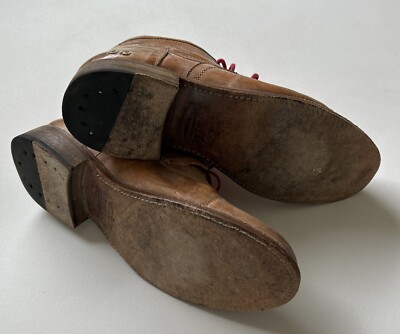 Bed Stu Brown Distressed Leather Cobbler Series Boots Men display picture 1