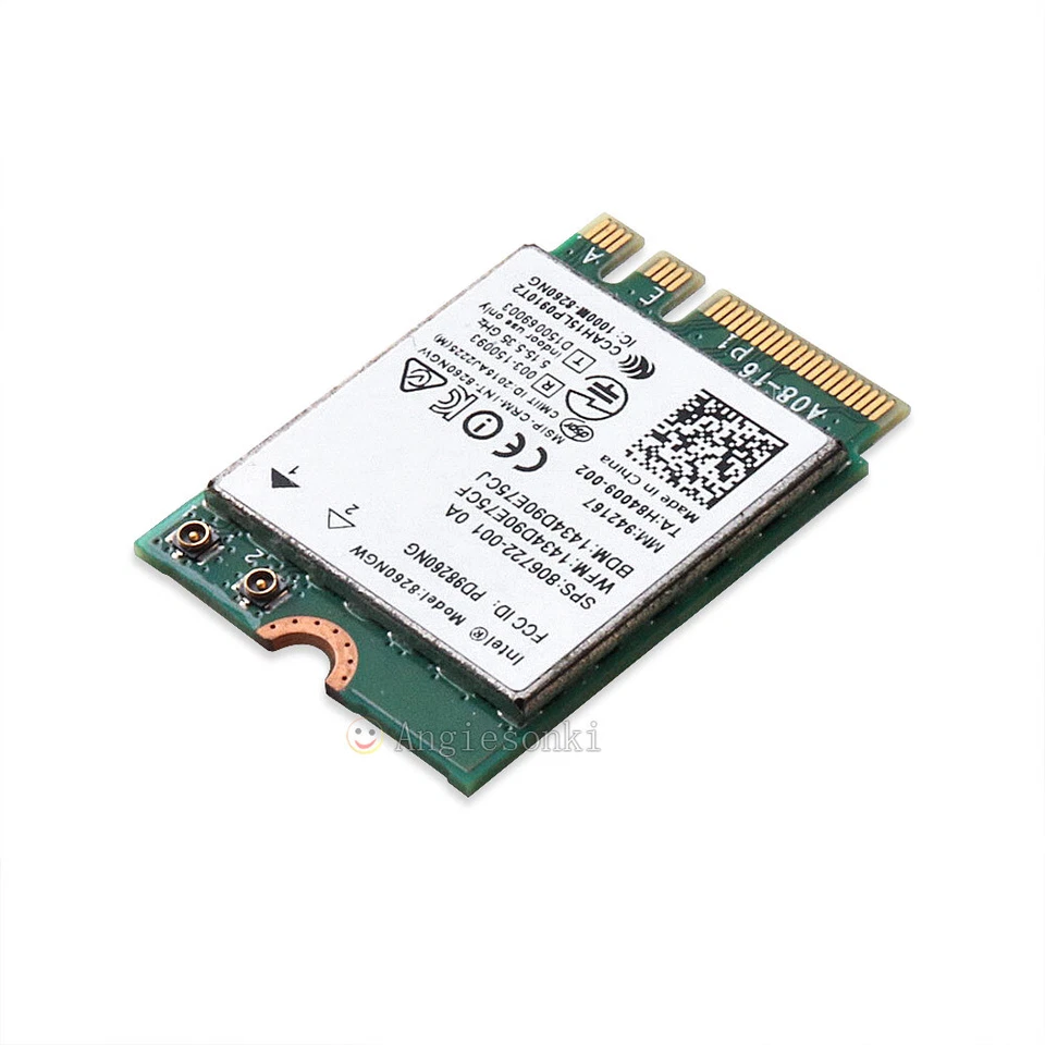 HP 806722-001 Intel Wireless-AC 8260NGW NGFF 802.11AC Wireless WiFi WLAN Card - Image 4 of 4