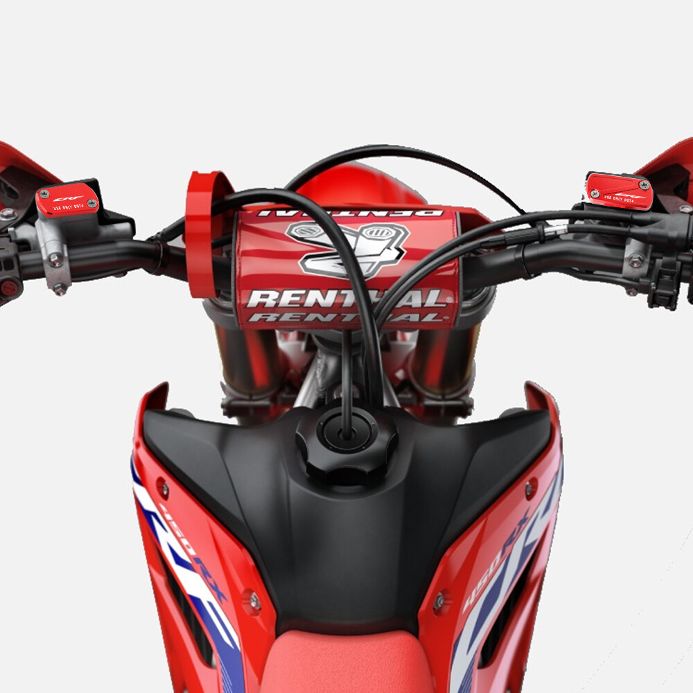Front Brake Clutch Reservoir Covers For HONDA CRF450R CRF 450RX - Foto 10