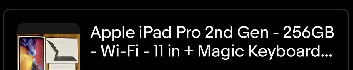 Apple iPad Pro 2nd Gen - 256GB - Wi-Fi - 11 in + Bundle | eBay