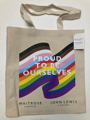 Waitrose Pride Be Ourselves Bag LGBQT 2023 Gay Lesbian Cotton