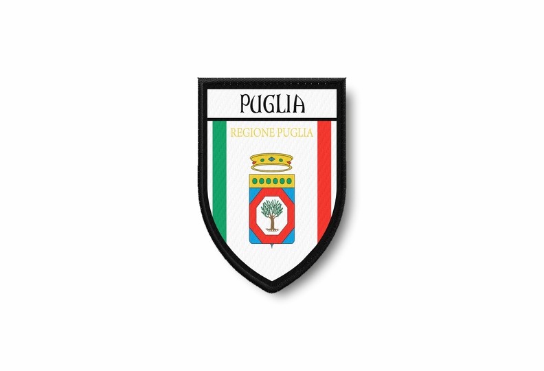 Toppa Stampata Su Patch Akachafactory Toppe Toppa Patch Bandiera Stampado Applique Banderina Puglia Italia Toppa Applicazione