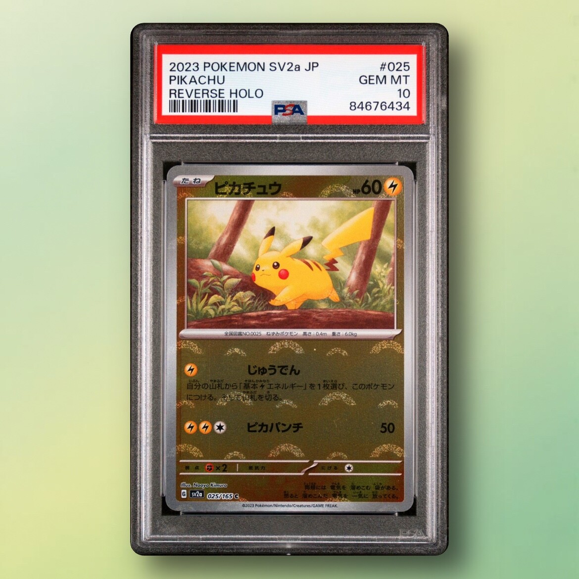 Pikachu 2023 Japanese Scarlet & Violet: 151 #025/165 Reverse Pikachu 2023 Japanese Scarlet & Violet: 151 #025/165 Reverse