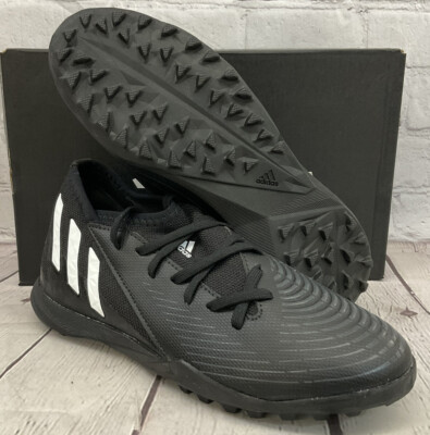 Adidas Unisex Predator Edge 3 TF JR Size 3.5Y Black Soccer Cleats NIB MSRP $65