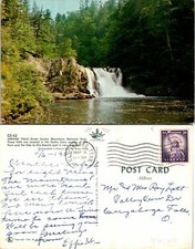 Abrams Falls Great Smoky Mountains Ntl Park Postcard Used (44000)