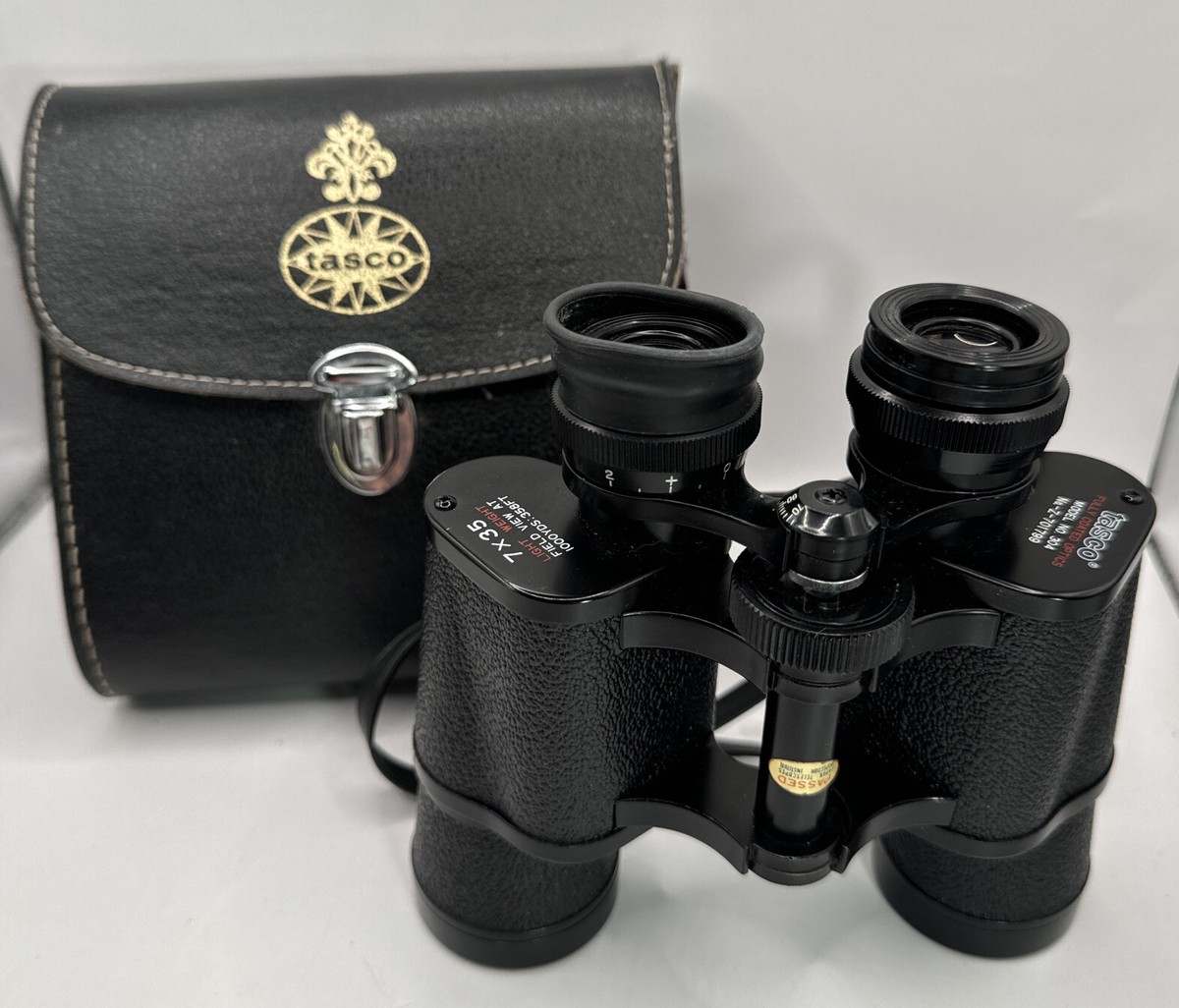 Tasco 7x35 Binoculars | Lightweight | Black | Model 304 | 7x35