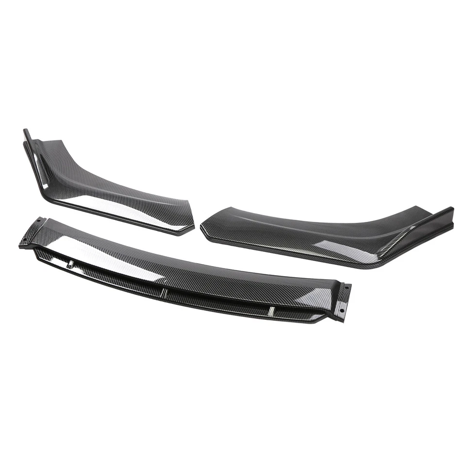 For Audi RS3 S3 A3 Front Rear Bumper Lip +78.7"Side Skirt Extension 2M/78.7inch Foto 2 de 4