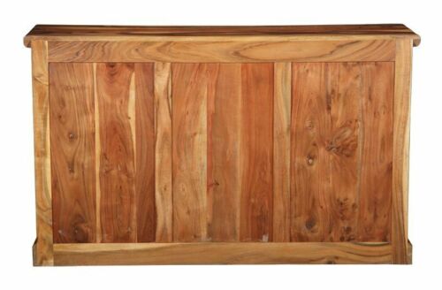 SOLID SHEESHAM WOOD 2 DOOR LARGE SIDEBOARD NEW INDIAN FURNITURE - Picture 4 of 4