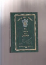 GUIDA DELLA CARNIA alpine Friulian society ANASTATICA del bianco 1981 III