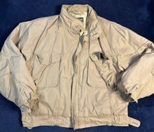 Vintage Oshkosh B Gosh Quilted Line Tan Jacket Size L