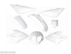 Derbi Senda DRD Racing Fairing Plastics 2004-2010 White Fairing Kit 8 Shells