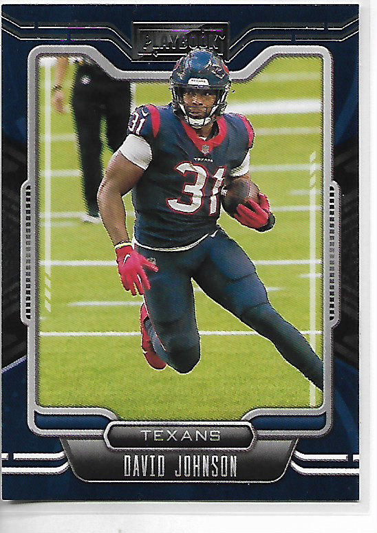2021 Panini Playbook David Johnson Card