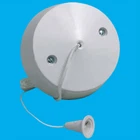 1x Pull Cord Light Switch, 1 Way Ceiling Switch, Bathroom Toilet, 6 Amp