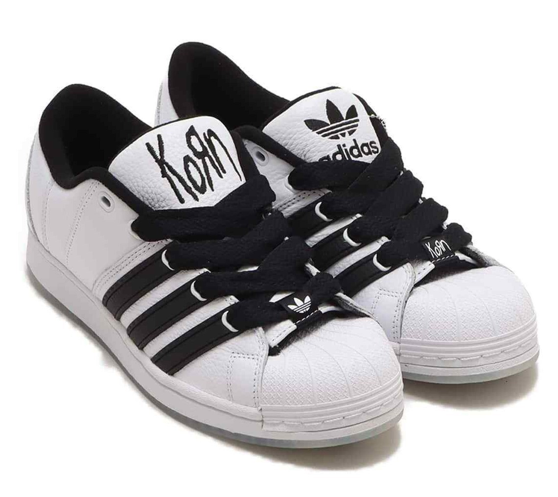 Size 9 - adidas Korn x Superstar Supermodified White Black Size 9 - adidas Korn x Superstar Supermodified White Black