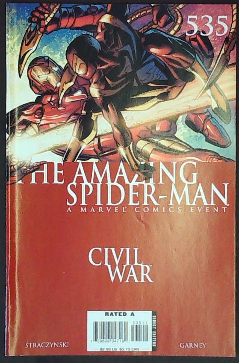 THE AMAZING SPIDER-MAN #535 - CIVIL WAR - NM - Back Issue