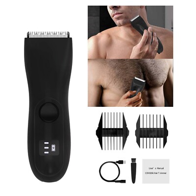 Electric Men Pubic Hair Trimmer Groin Body Hair Ball Shaver