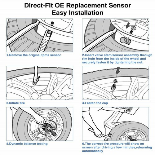 100PCS Tire VALVE STEMS TR 413 Snap-In Car Auto Short Rubber Tubeless Tyre Black - Bild 11 von 12