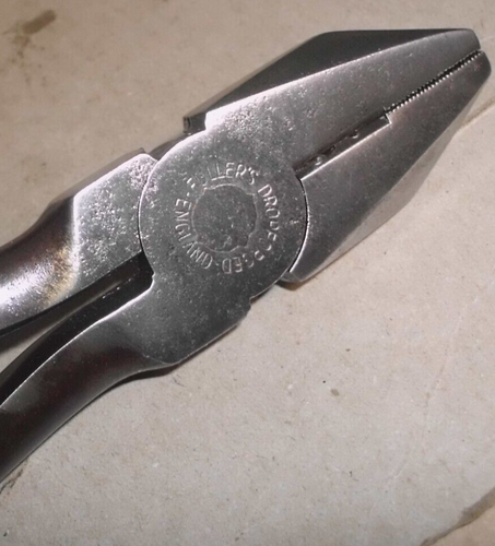 Vintage Fuller's Lineman Pliers 8-1/2" Drop Forged Made in England, used - Picture 11 of 11