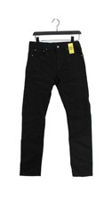 Uniqlo Men's Trousers W 27 in Black Cotton with Spandex Straight Chino