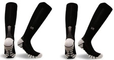 Silver Drystat Graduated Compression Socks 2 Packs , Small, Black/Black VT1...