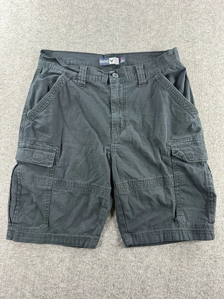 Pantalones cortos cargo Company 81 negros para hombre talla 30 Foto 4 de 4