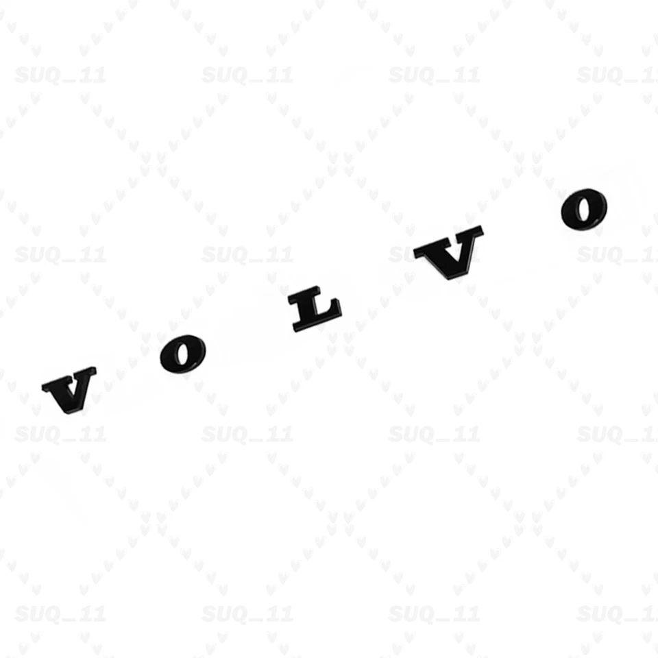For Volvo Rear Trunk Emblem Badge Letter Nameplate Sport Replacement Part - Imagem 3 de 4