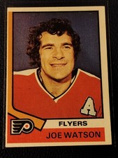 1974-75 Topps Hockey - #217 Joe Watson - Philadelphia Flyers VG-EX Condition 