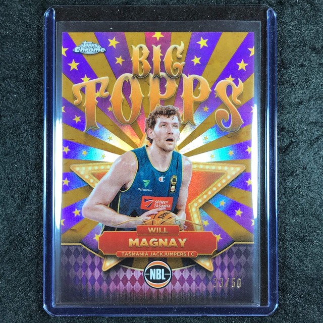 2024-25 Topps Chrome NBL WILL MAGNAY Big Topps Gold 33/50 #20