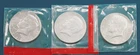 1968 1969 1970 D BU Kennedy Half Dollars!  50c 3 Coin Lot 40% Silver!!  L268