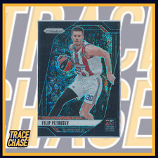 2024-25 Panini Prizm Euroleague Basketball Filip Petrusev Black Shimmer 1/1 #40