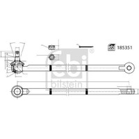 febi Bilstein Lenkstange 185351 FüR Suzuki, Vorderachse