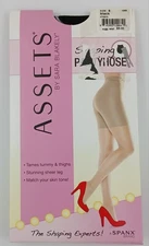 Spanx Assets Size 6 Black Shaping Pantyhose by Sara Blakely NIB