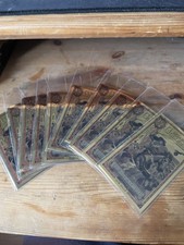 10 packs of 10 Oklahoma 1/2 Goldback Coin 1/2000, 100 goldbacks