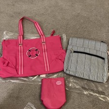NEW Thirty One 31 Gifts Lot Zip Top Organizing Utility Tote Shoulder Bag Bottle
