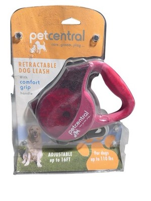 Pet Control Care, Groom, Play... Retractable Dog Leash With Comfort Grip Handle.