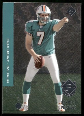 Chad Henne Rookie - 2008 Upper Deck SP Rookie Edition Football #208