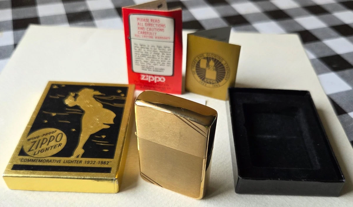 雑貨 OY-828 未使用 1982 ZIPPO 50周年記念モデル・COMMEMORATIVE1932